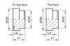 Square Flange Plug