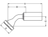 SAE-FLANGE L 3000 PSI 45° EL