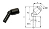 45° PLUG-IN D10 TAIL D10