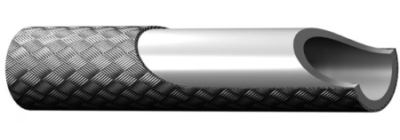 convoluted PTFE hose size -4