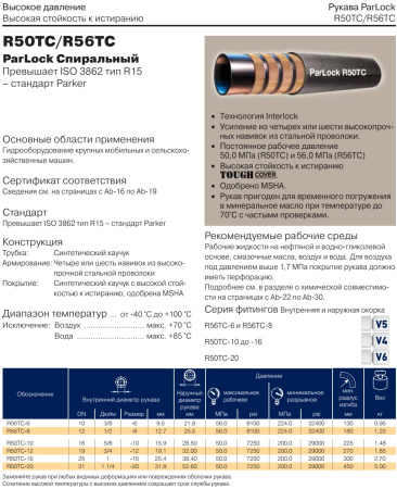 Рукав высокого давления SAE100R15 DN32