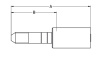 HD-ANSCHL.59° 3/8-24 UNF V4A