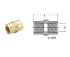 EQUAL CONNECTOR FEMALE 1/8