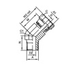 45 DEG MALE PIPE E