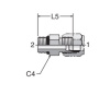 Ferulok straight thread conn.