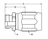 Reusab.Fitt. ESH-250-08 male