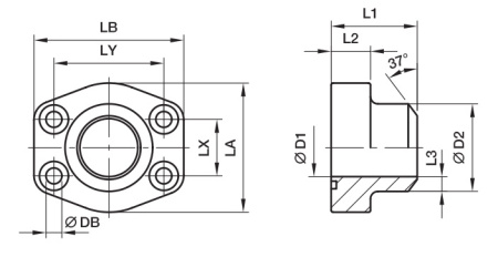 SAE Butt Weld Flange 3.1B