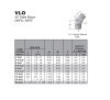 45 DEG PIPE THREAD ELBOW