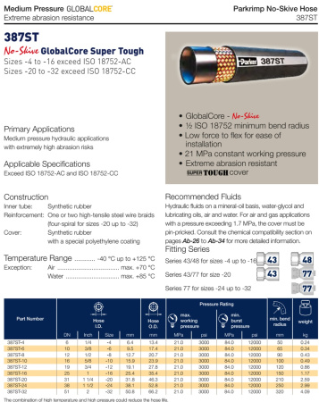 Рукав высокого давления ISO 18752-AC DN10