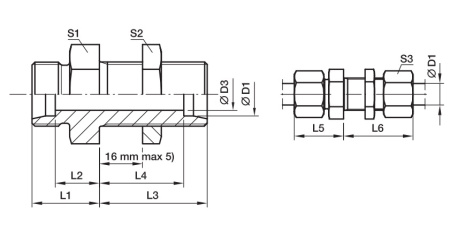 Bulkhead fitting