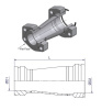 RF 1/2 MOUNTING FOR SHOCK ABS.