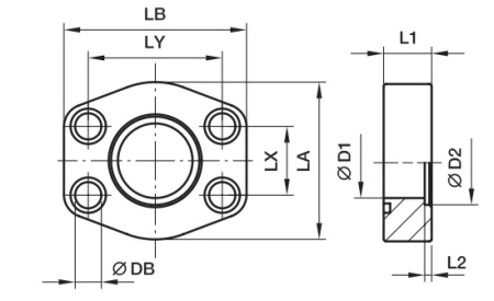 SAE Socket Weld Flange, Flat