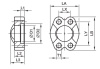 Flange Clamp Metric Threads
