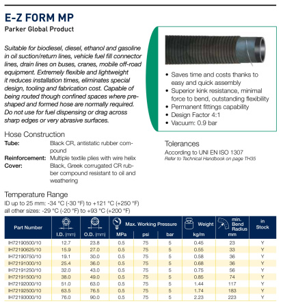 E-Z FORM MP HOSE     3