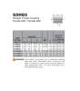 STRAIGHT THREAD COUPLING
