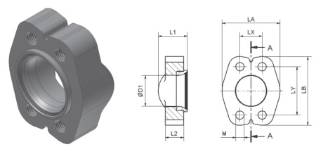 HPFC FLANGE / LOCKRING