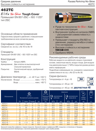 Рукав высокого давления EN 857 2SC DN32