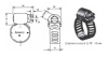 Фитинг для РВД Parker M0300