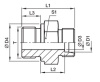 EO MALE STUD COUPLING