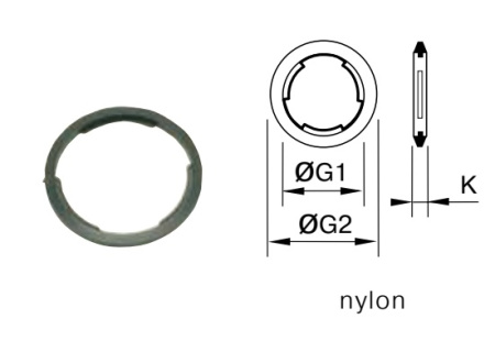 PLASTIC WASHER 1/8