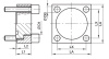 CETOP Squared Flange,Plug End