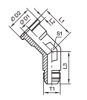 SAE Flange 45° 37° Flare