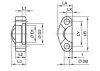 SAE Split Flange Halves, CF