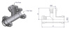 TEE flange low pressure