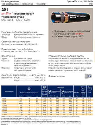 Рукав высокого давления SAE 100R5 DN