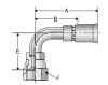 SAE (JIC) 37 SWIVEL 45 ELBOW