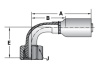 DK-L24°CONE M14X1.5NUT90°ELBOW