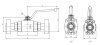 Ball valve ISO 6164 2