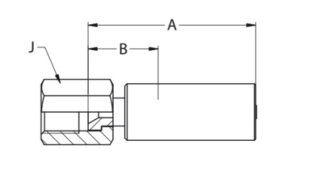 9/16-18 UNF FEM SWIVEL 1/4 HP