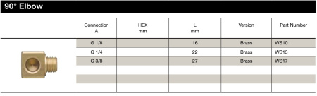 90° ELBOW BR G1/8