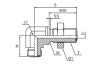 O-Lok Bulkhead union elbow