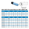 SILENCER POROUS PLASTIC 1/8" N