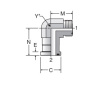 CODE 61 FLANGE ELBOW