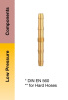 TWIN HOSE C. BR 8MM HARD HOSES