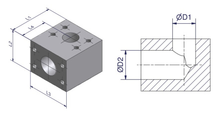 L-BLOCK REDUCER - 3000 PSI