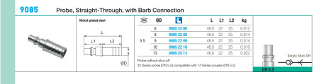 PROBE 4MM PASSAGE 6MM O/D