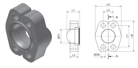 HPFC FLANGE / LOCKRING