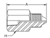 HP 1/2NPT FEMALE TO