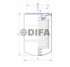 Фильтр сменный для масла DIFA 51117