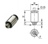 MALE STUD FIT'G 1/8