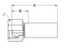 DK-S 24° KON. M 24X1.5 UM