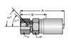 FEM JIC SWVL 90D STEEL ELBOW