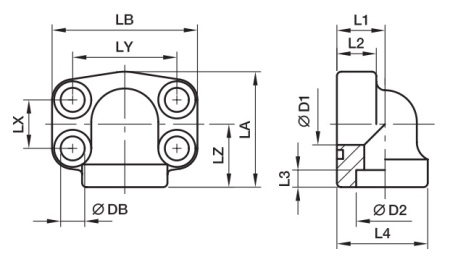 SAE Socket Weld Flange Elbow