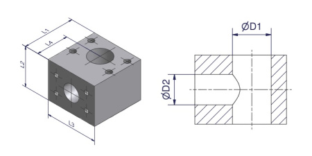T-BLOCK REDUCER - 6000 PSI