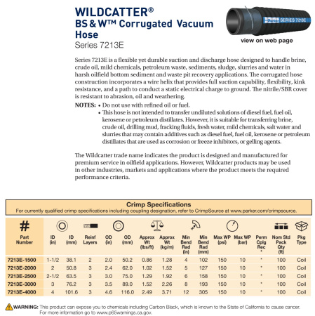 OILFIELD SUCTION 2-1/2