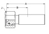 NIPPLE DN 06 DKO-S 24° CONE M